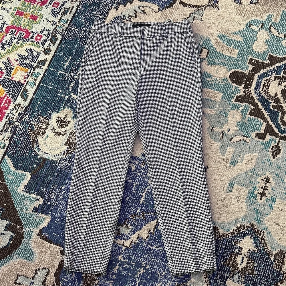 WHBM White House Black Market Houndstooth Dress Pants NWOT Sz 4 - Picture 1 of 10